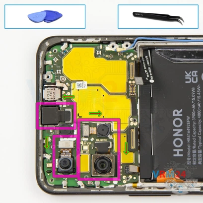 How to disassemble HONOR X8, Step 15/1