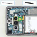 How to disassemble Samsung Galaxy S10 SM-G973, Step 5/1