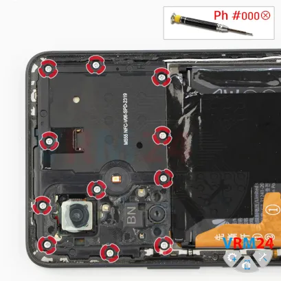 How to disassemble Huawei Nova 11i, Step 4/1