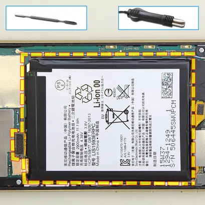 Como desmontar Sony Xperia Z5, Passo 5/1