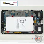 Cómo desmontar Samsung Galaxy Tab Pro 8.4'' SM-T325, Paso 2/1