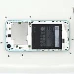 How to disassemble HTC Desire 626, Step 4/1