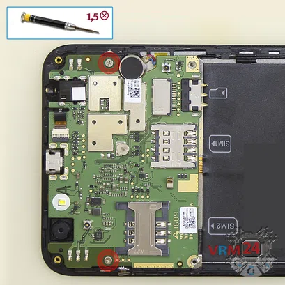 How to disassemble Lenovo Vibe C A2020, Step 8/1