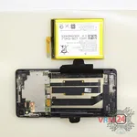 How to disassemble Sony Xperia E5, Step 4/2