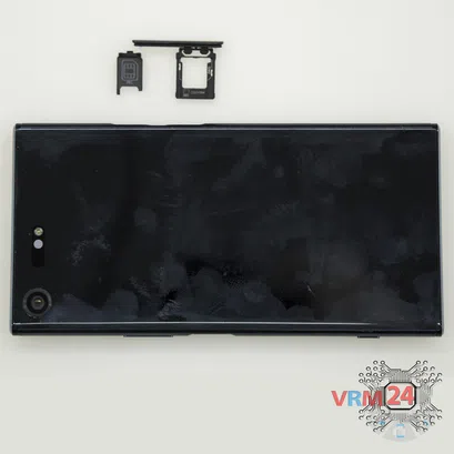 How to disassemble Sony Xperia XZ Premium, Step 1/3