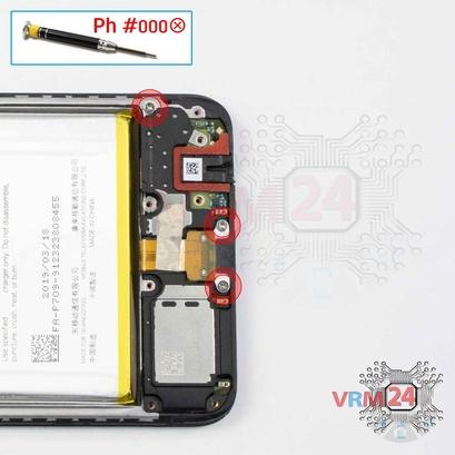 How to disassemble Oppo A9, Step 9/1