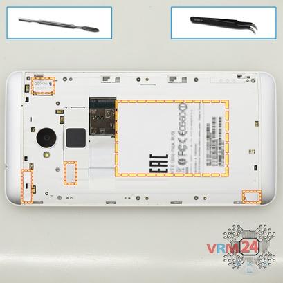 How to disassemble HTC One Max, Step 2/1