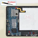 Cómo desmontar Samsung Galaxy Tab A 10.1'' (2019) SM-T515, Paso 13/1