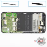 How to disassemble HTC Desire 620G, Step 9/1