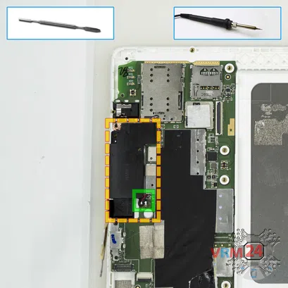 Cómo desmontar Lenovo Tab 2 A8-50, Paso 16/1