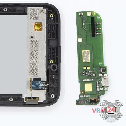 How to disassemble HTC Desire 616, Step 10/2