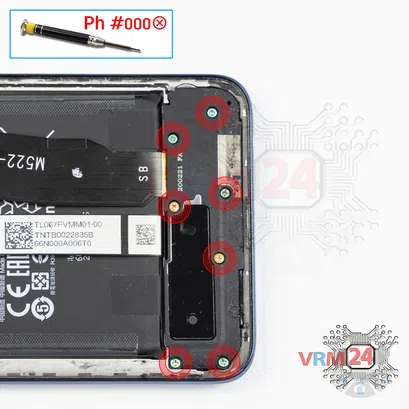 How to disassemble Xiaomi Redmi Note 9 Pro, Step 7/1