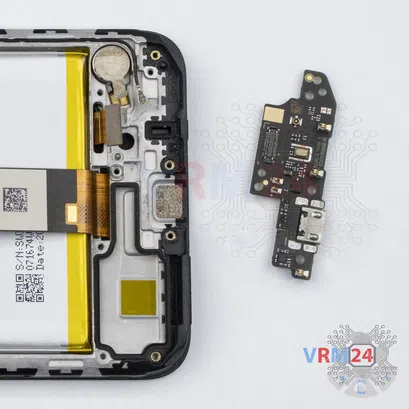 Cómo desmontar Xiaomi Redmi 9A, Paso 11/2