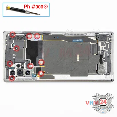 How to disassemble Samsung Galaxy Note 10 Plus SM-N975, Step 4/1