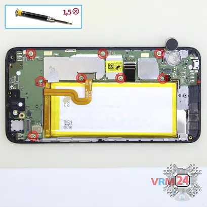How to disassemble Huawei GR3, Step 10/1