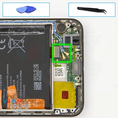 How to disassemble HONOR X8, Step 11/1