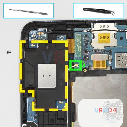Como desmontar Samsung Galaxy Tab A 9.7'' SM-T555, Passo 7/1