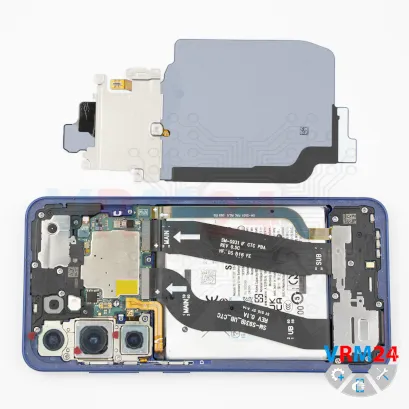 How to disassemble Samsung Galaxy S25 SM-S931, Step 5/2