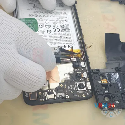 How to disassemble Oppo A55, Step 8/3