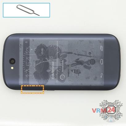 How to disassemble Yota YotaPhone 2 YD201, Step 1/1