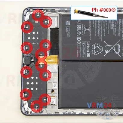 Как разобрать Huawei MatePad Pro 10.8'', Шаг 7/1