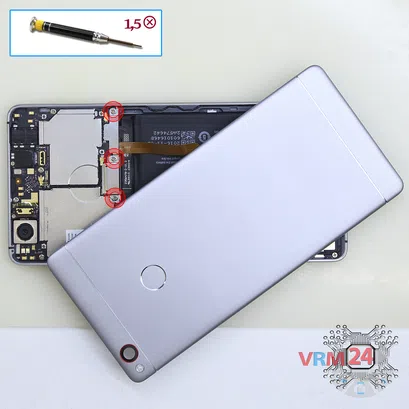 Cómo desmontar ZTE Nubia Z11, Paso 4/1