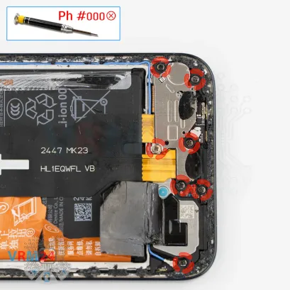 Cómo desmontar Huawei Nova 13, Paso 9/1