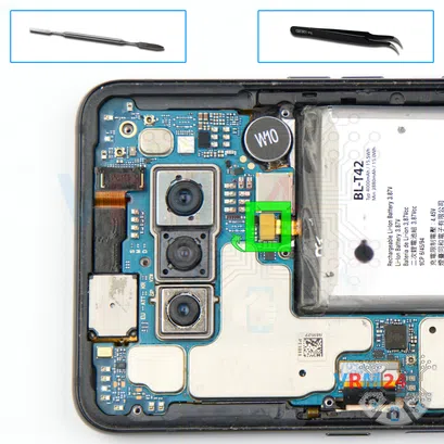 Como desmontar LG V50 ThinQ por si mesmo, Passo 6/1