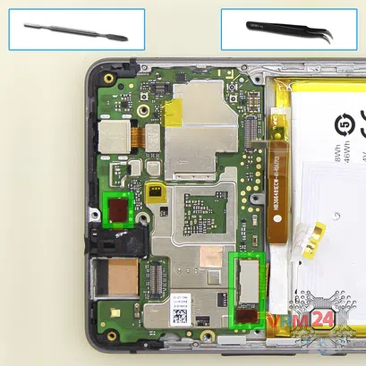 How to disassemble Huawei P9 Lite, Step 12/1