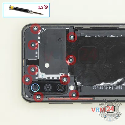 How to disassemble Xiaomi Mi 9 SE, Step 3/1