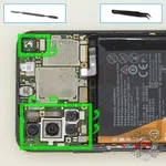 How to disassemble Huawei Honor 20, Step 10/1