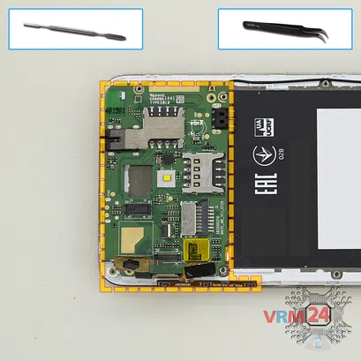 How to disassemble Fly IQ4514 Quad EVO Tech 4, Step 8/1