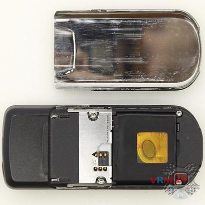 How to disassemble Nokia 8800 RM-13, Step 1/3