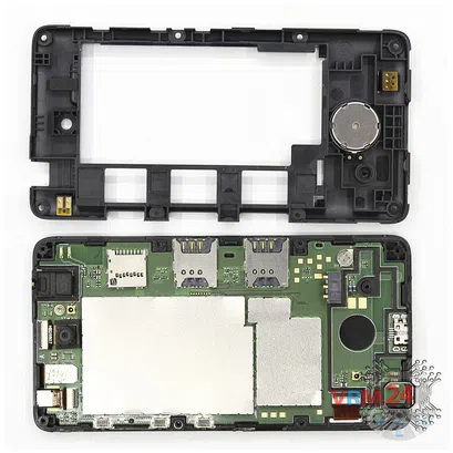 How to disassemble Microsoft Lumia 430 DS RM-1099, Step 4/2