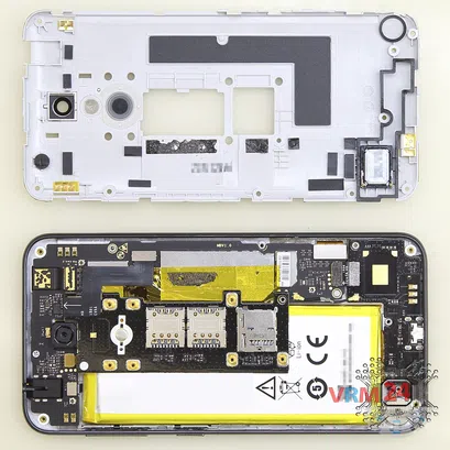 Cómo desmontar ZTE Blade X5, Paso 3/2