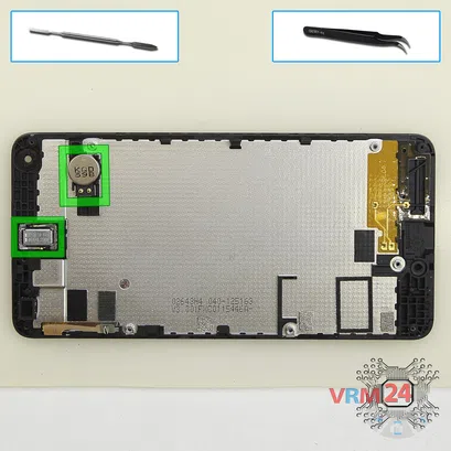 How to disassemble Microsoft Lumia 550 RM-1127, Step 8/1