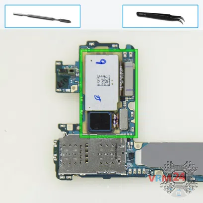 How to disassemble Samsung Galaxy S10 SM-G973, Step 11/1