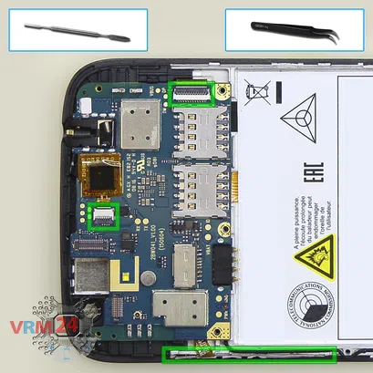 Cómo desmontar Acer Liquid Z630, Paso 7/1