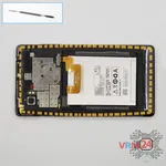 How to disassemble Lenovo Vibe Z K910, Step 4/1