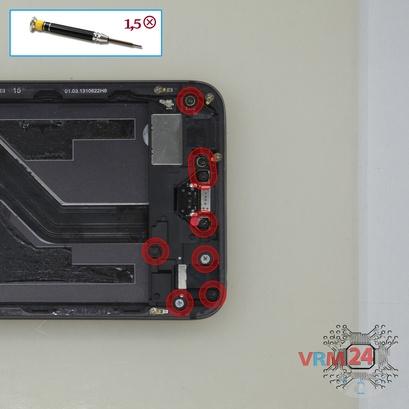 How to disassemble Meizu Pro 6 M570H, Step 8/1