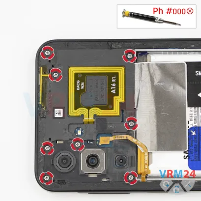 How to disassemble Samsung Galaxy A17 4G SM-A175, Step 4/1