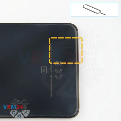 How to disassemble Xiaomi POCO X4 Pro, Step 2/1
