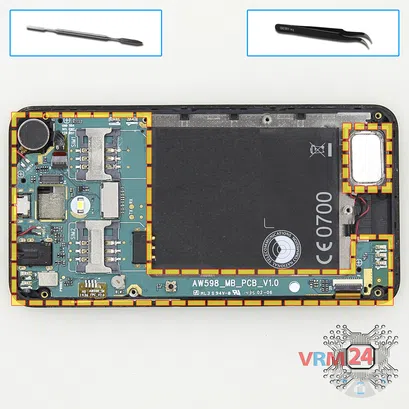 How to disassemble Lenovo A319 RocStar, Step 8/1