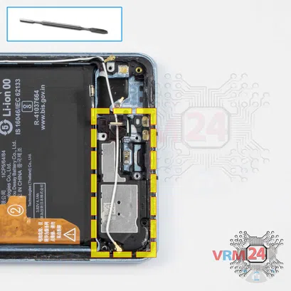 How to disassemble Huawei P30 Pro, Step 12/1