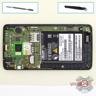 Como desmontar Acer Liquid Z200 por si mesmo, Passo 5/1