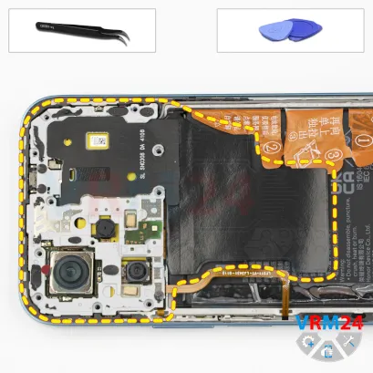How to disassemble Honor 200 Lite, Step 6/1