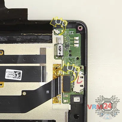 How to disassemble Sony Xperia E5, Step 7/2