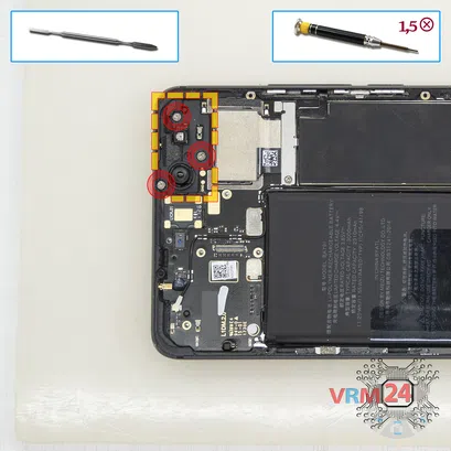 How to disassemble Meizu Pro 7 M792H, Step 10/1