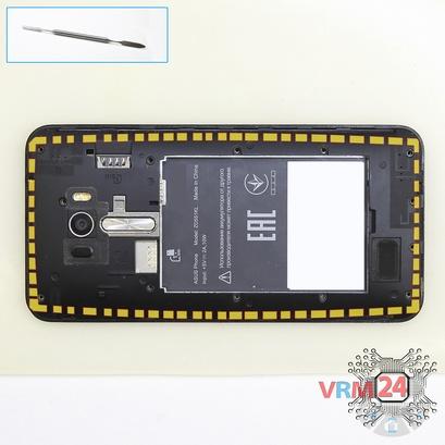 How to disassemble Asus ZenFone Selfie ZD551KL, Step 4/1