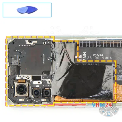 Como desmontar Xiaomi 12 Lite por si mesmo, Passo 5/1